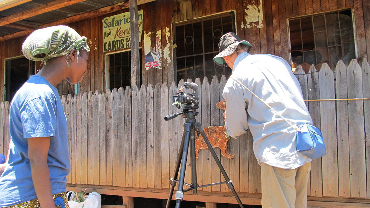 Filming-Bushbuck